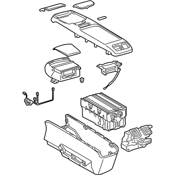 Lexus 58810-48170-A0 Box Assembly, Console