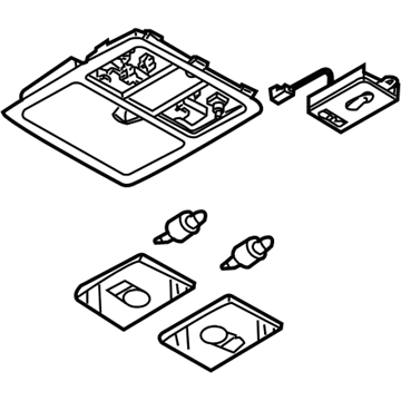 Infiniti 26430-CG300 Lamp Assembly-Map