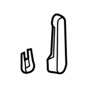 Honda 72620-SHJ-A01ZD Handle Assembly, Slide Door Inside (Graphite Black)