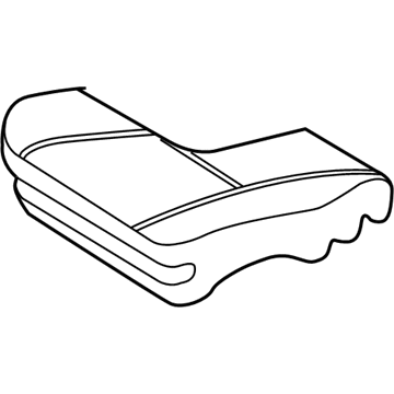 Toyota 71502-52020 Seat Cushion Pad
