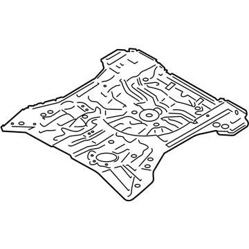 Hyundai 65511-2S500 Panel-Rear Floor
