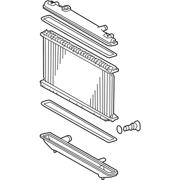 Toyota 16410-YZZAG Radiator Assembly