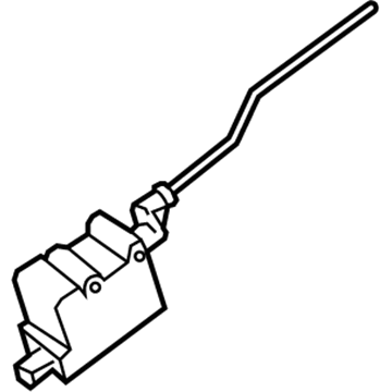 BMW 67-11-6-987-632 Filler Flap Actuator