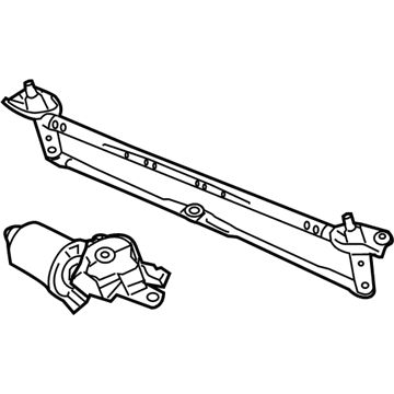 Hyundai 98100-2M000 Windshield Wiper Motor & Link Assembly