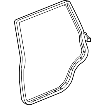 Honda 72810-S9V-A01 Weatherstrip, R. RR. Door