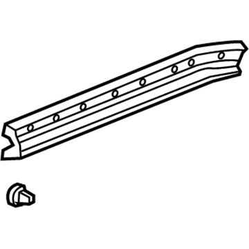 Honda 72827-S9V-A01 Seal, R. RR. Door Sill (Lower)