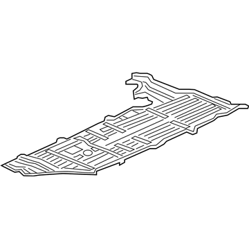 Honda 74657-TR3-A00 Cover Assy., L. FR. Floor (Lower)