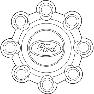 Ford 3C3Z-1130-AA Wheel Cap