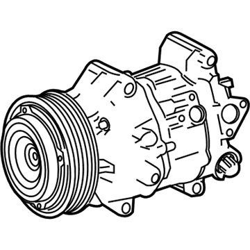 Lexus 88310-24210 Compressor Assembly, W/P