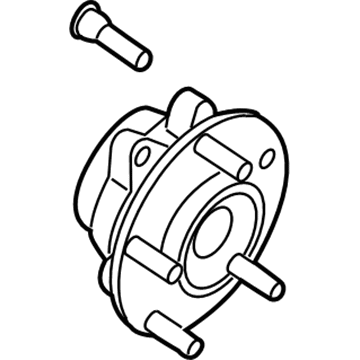 Nissan 40202-5SK0A Hub Assembly-Road Wheel Front