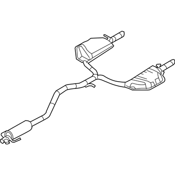 Ford 6E5Z-5230-BA Muffler & Pipe