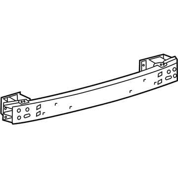 Lexus 52023-53070 Reinforcement Sub-Assy, Rear Bumper