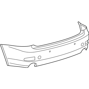 Lexus 52159-53919 Rear Bumper Cover