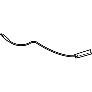 BMW 51-23-7-184-432 Bowden Cable, Hood Mechanism