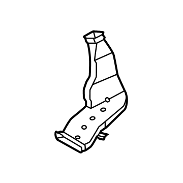 Kia 97370R5000 Duct-Rear Heating, RH
