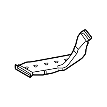 Kia 97360R5000 Duct-Rear Heating, LH