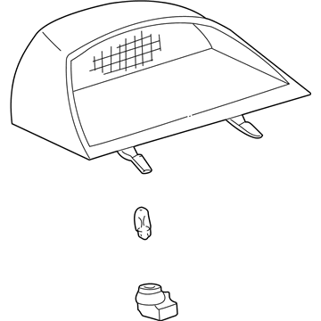 Infiniti 26590-AR000 Lamp Assembly-Stop