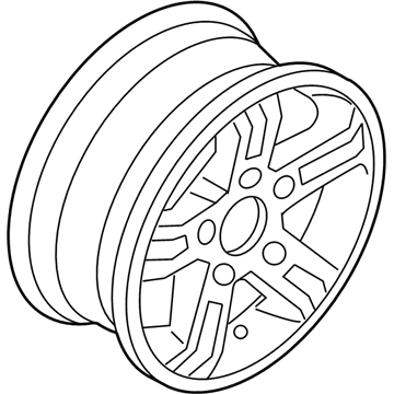 Kia 529103E581 Wheel Assembly-Aluminum