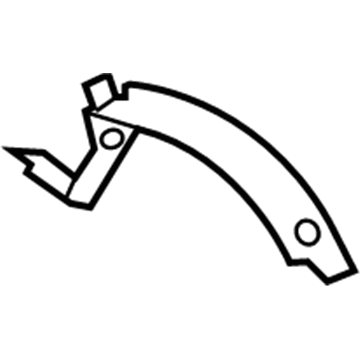 Acura 71556-TL1-G00 Garnish, Left Rear Bumper Exhaust Pipe