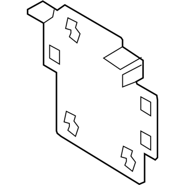 BMW 66-31-6-769-133 Bracket For Acc