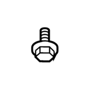 Mopar 6508756AA Screw-HEXAGON Head