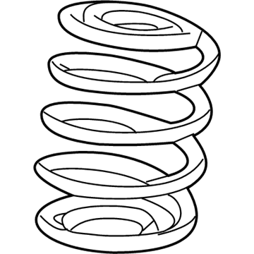 GM 13312081 Rear Coil Spring