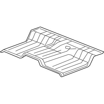 Mopar 68095923AA Panel-Rear Floor Pan