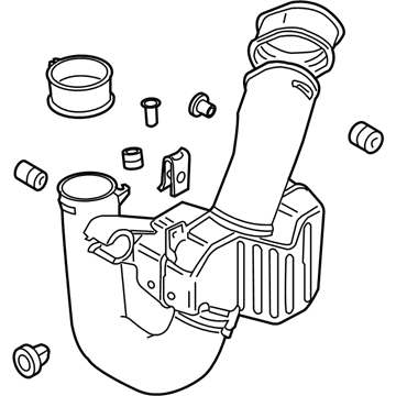 Acura 17230-RDA-A00 Chamber Assembly, Resonator