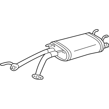 Toyota 17403-0F030 Muffler & Pipe