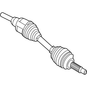 Ford LX6Z-3B437-E SHAFT - FRONT AXLE
