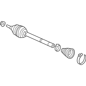 Honda 44011-S87-A50 Driveshaft Set, Driver Side