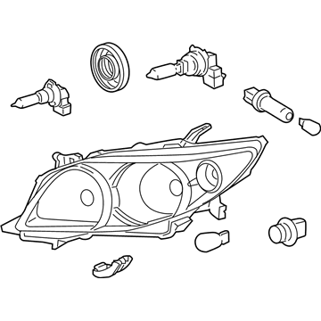 Toyota 81150-02B60 Headlamp Assembly