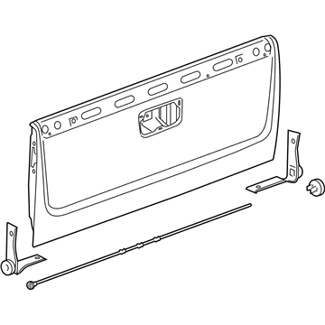 GM 20885080 Tail Gate