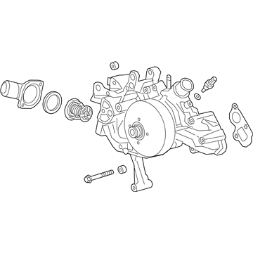 GM 12708893 Water Pump Assembly