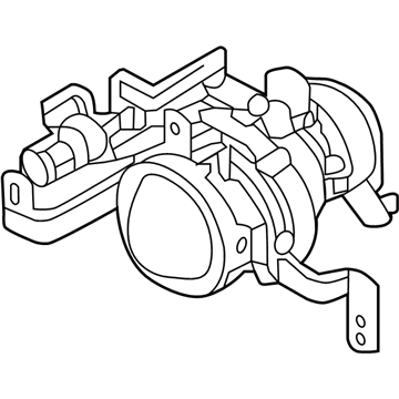 Hyundai 92202-3V510 Front Passenger Side Fog Light Assembly