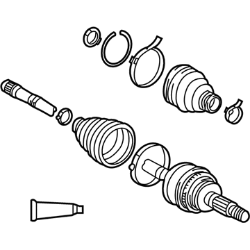 Toyota 42370-09007 Outer Joint Assembly