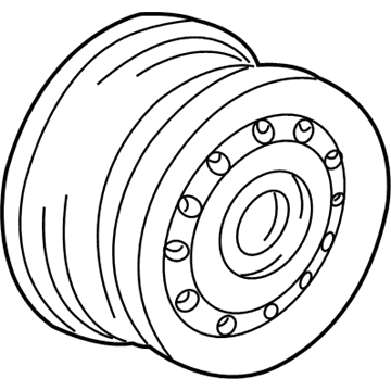 Acura 42700-SK7-A51 Disk, Wheel (14X4T) (Kanai)