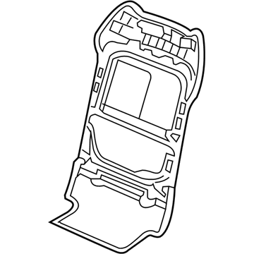 Acura 81129-TZ5-A61ZA Backboard (Sandstorm)