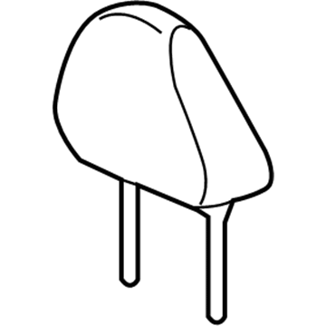 Acura 81140-TZ3-A41ZA Headrest (Type W)
