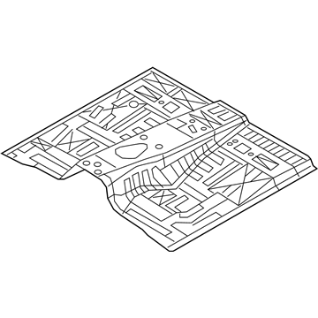 Nissan G4312-1LAMB Floor Front