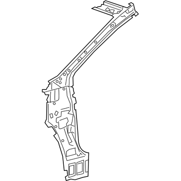 Lexus 61024-0E070 Pillar Sub-Assembly, Front