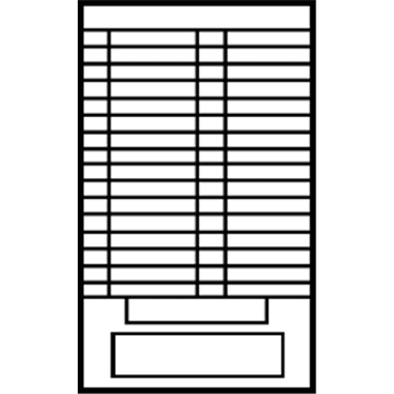 Nissan 24313-1JA0A Label-Fuse Block