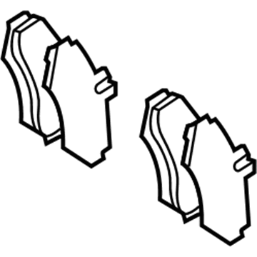 Mopar 5103557AA Rear Disc Pads