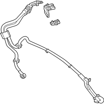 Infiniti 24110-4GA0A Cable Assy-Battery To Starter Motor