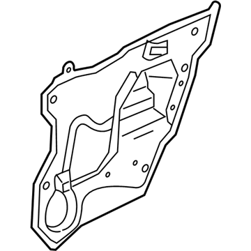 GM 25723826 Water Deflector