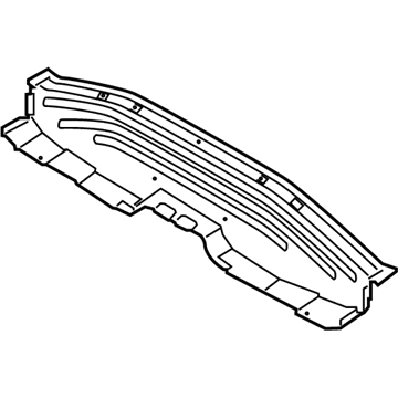 Kia 65522H8000 Extension Assembly-Rear Floor, Front