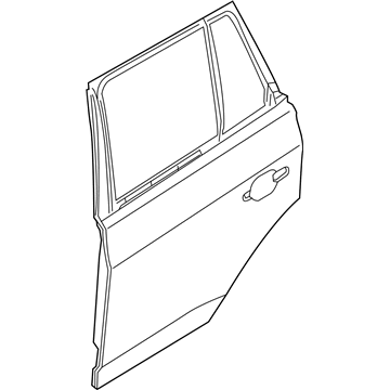 BMW 41-00-3-449-337 Door, Rear Left