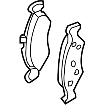 Ford 5U2Z-2V001-L Front Pads