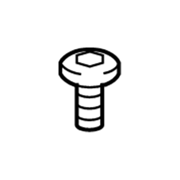 BMW 51-21-7-061-955 Oval-Head Screw With Anti-Rotation Lock