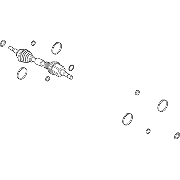 Ford K2GZ-3B437-B Axle Assembly